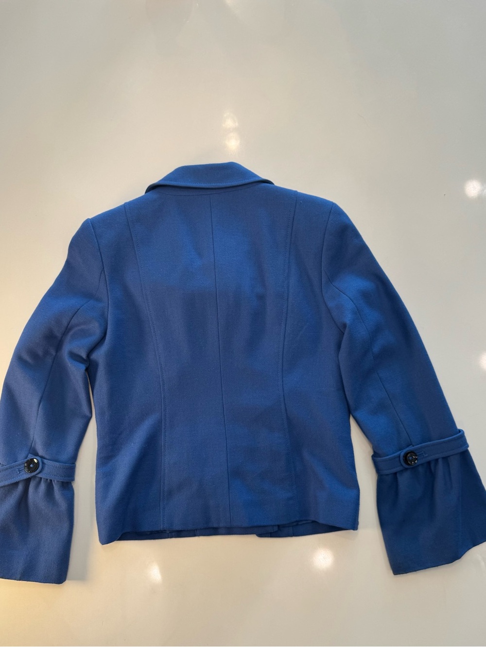 Relativity Blue Double-Breasted Peacoat Jacket - Picture 10 of 10